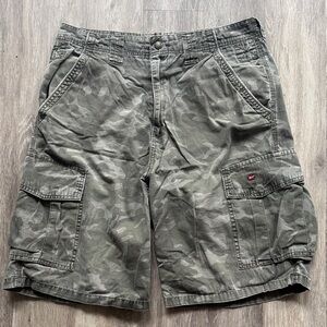Quiksilver Men's Camo Green Cargo Shorts